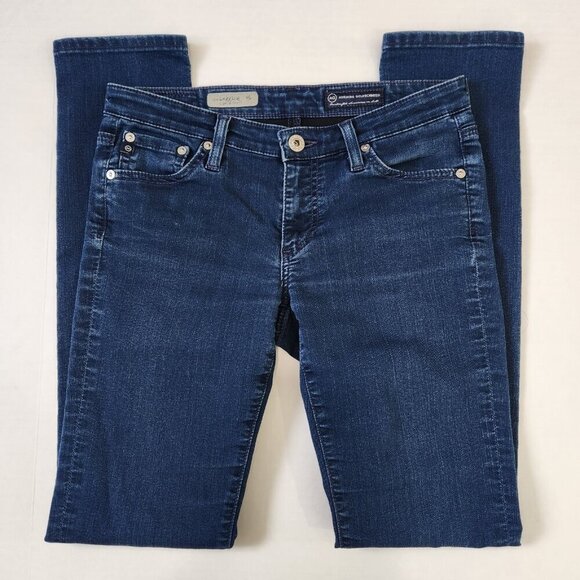 AG Adriano Goldschmied The Legging Super Skinny Fit 27 Blue Stretch Low Rise - Picture 9 of 10